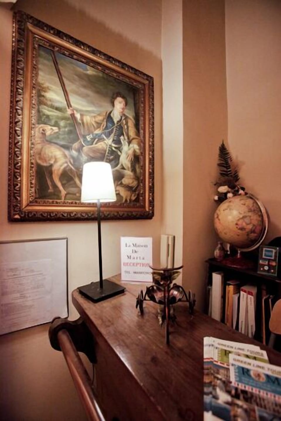 Interior entrance