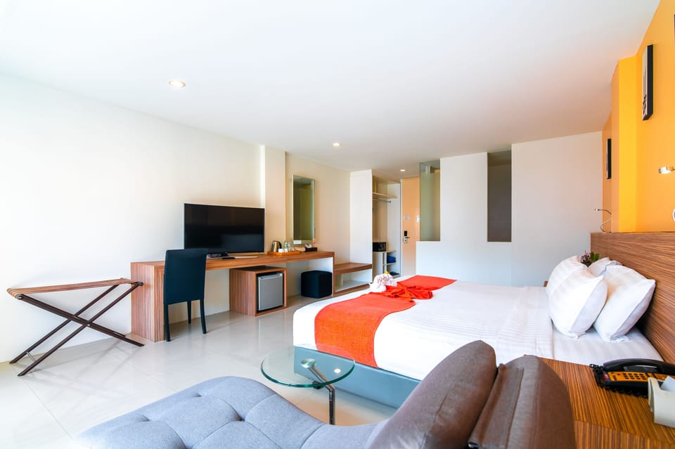 View Pent Double or Twin Room with Balcony | Premium bedding, minibar, in-room safe, individually decorated