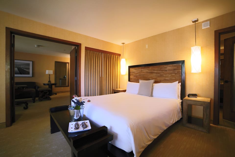 Suite, 1 King Bed, Balcony, Lakeside | In-room safe, desk, laptop workspace, blackout drapes