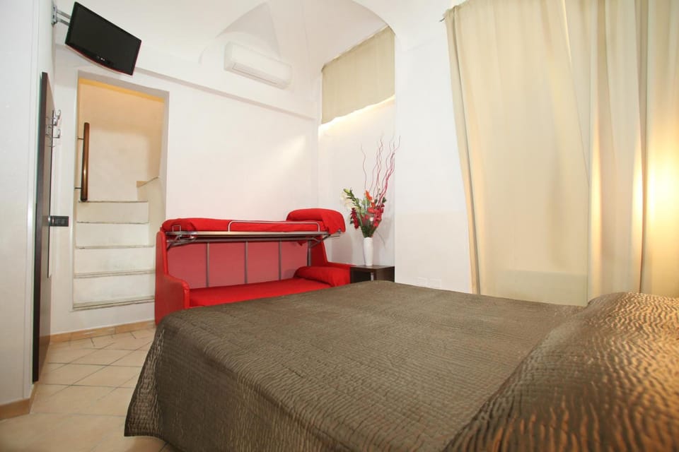 Desk, blackout drapes, soundproofing, rollaway beds