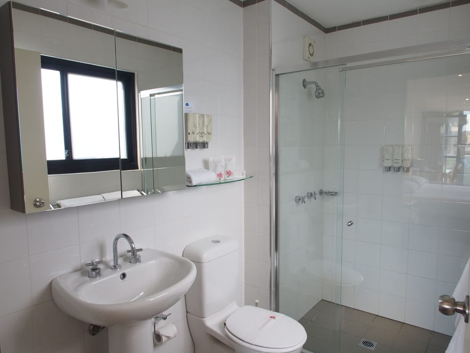Executive Room with Balcony | Bathroom | Free toiletries, hair dryer, towels