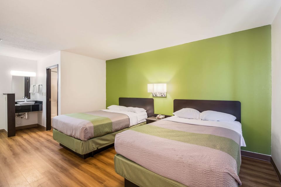 Desk, free WiFi, bed sheets, alarm clocks