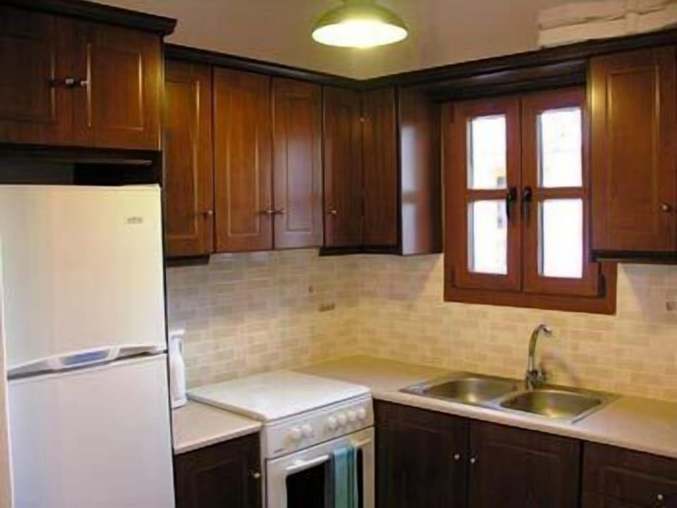 Apartment | Private kitchenette | Coffee/tea maker, full-size fridge, stovetop, electric kettle