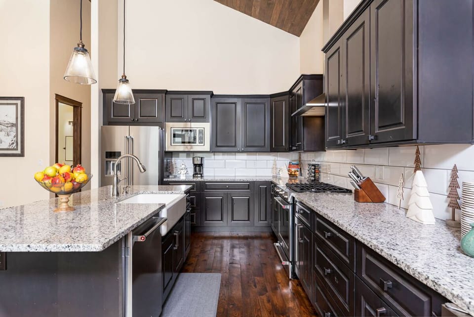 A modern kitchen is ready for the chef in your group