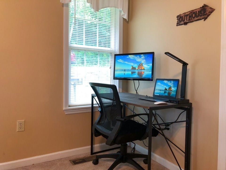 Dedicated workspace — work from the mountains