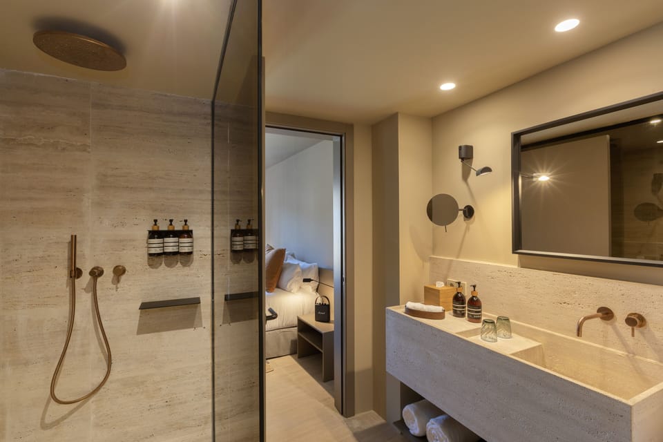 The Atelier | Bathroom | Free toiletries, hair dryer, bathrobes, slippers