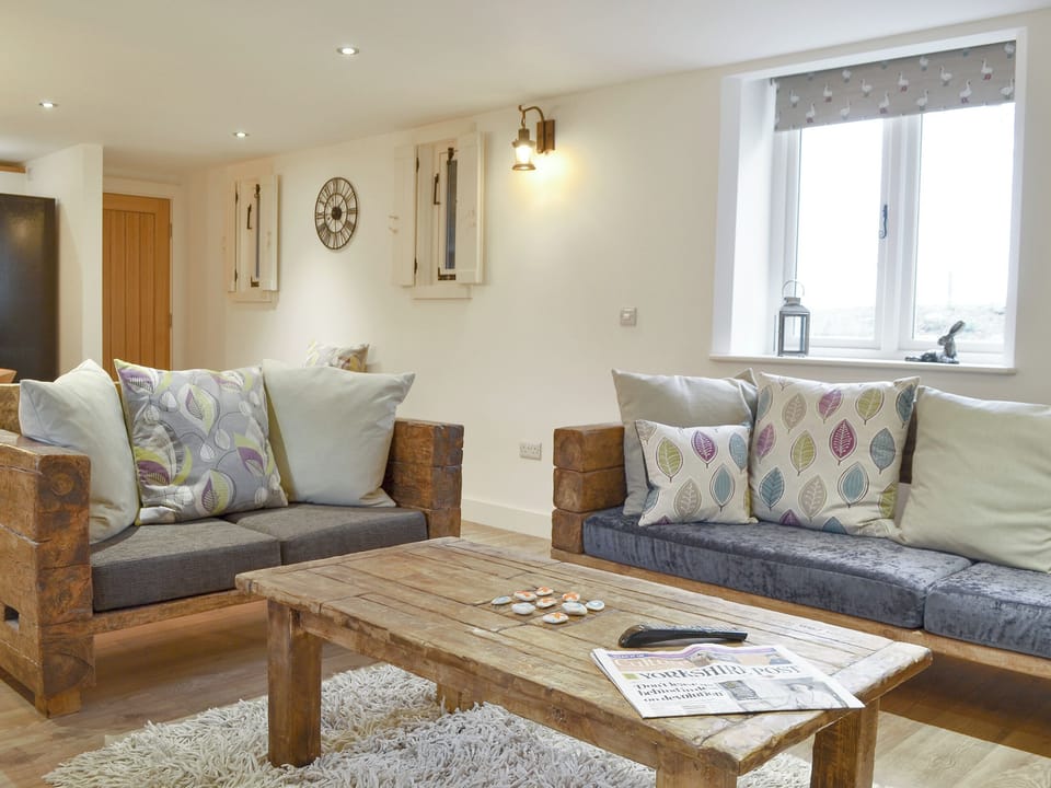 Comfortable living area | Ey Up - Dringhoe Hall Cottages - Dringhoe Hall Cottages, Driffield, near Bridlington