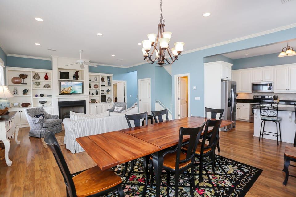 Dining Area & Living Room