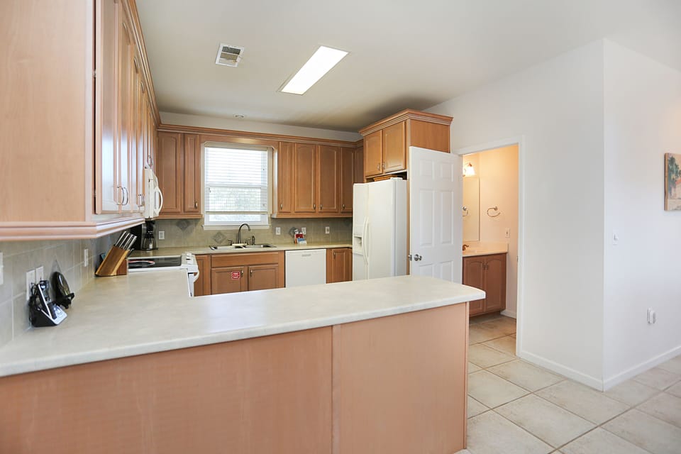 Kitchen with Half Bath