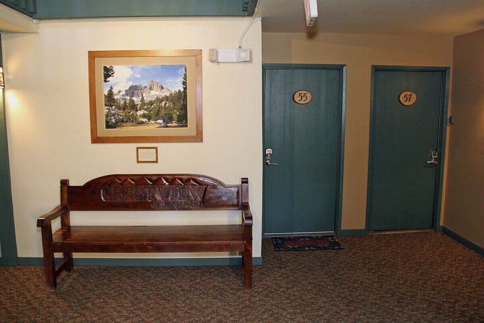 Hallway Entrance to Condo 55 from Parking Garage