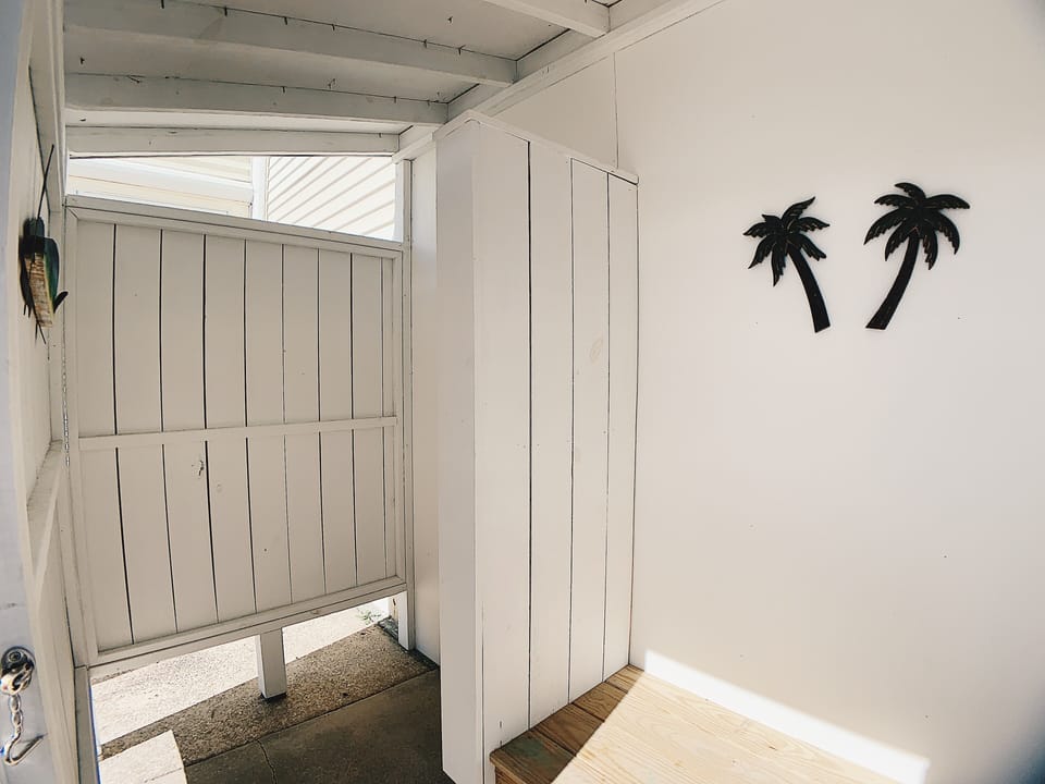 Outdoor Shower and Changing Area