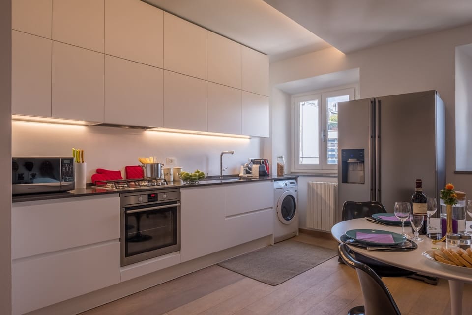 Superior Apartment, 2 Bedrooms | Private kitchen | Full-size fridge, microwave, stovetop, dishwasher