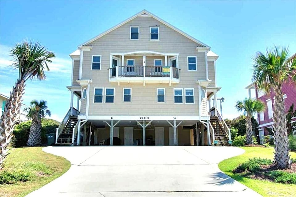 View from the street.  You will have the left side.