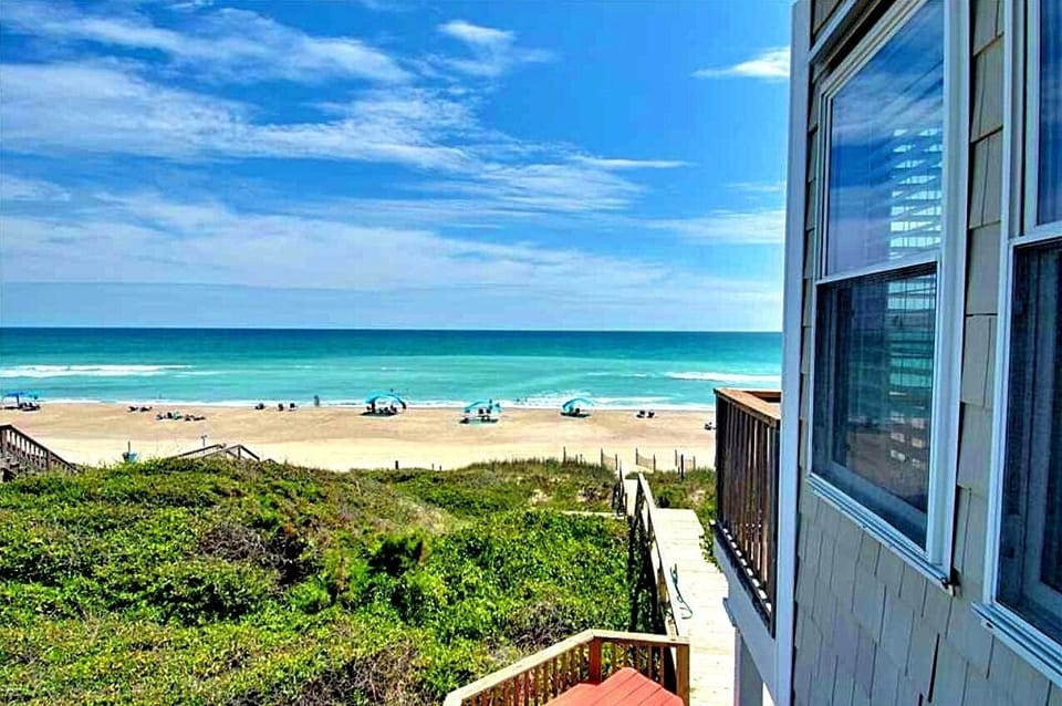 View from bedroom three's balcony.
