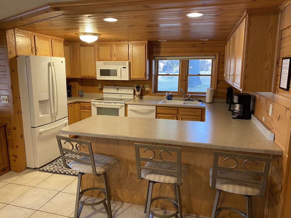 Basement kitchen. 