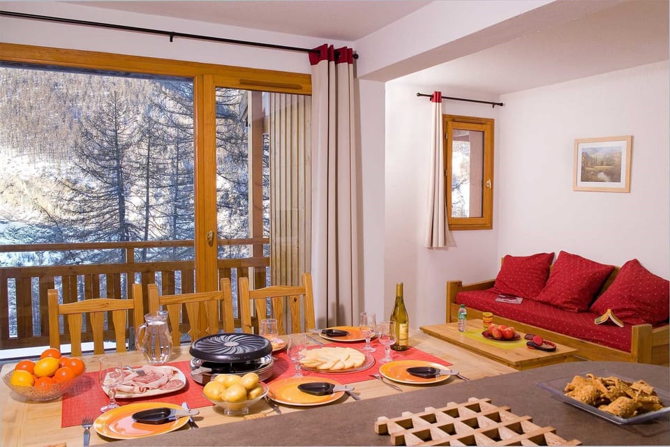Settle into the dining area and enjoy a nice meal.