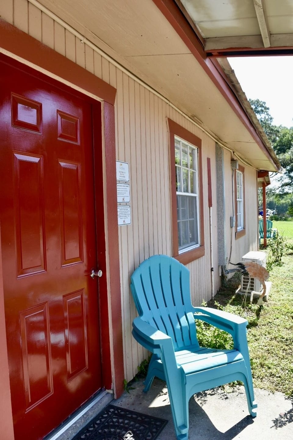 Front Door - Private Entrance In a Detached Building.