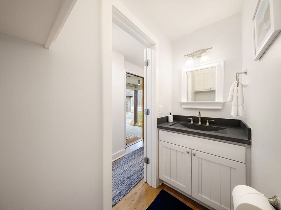 Half Bath and Entry Area--Main Level (Laundry Closet is Adjacent)