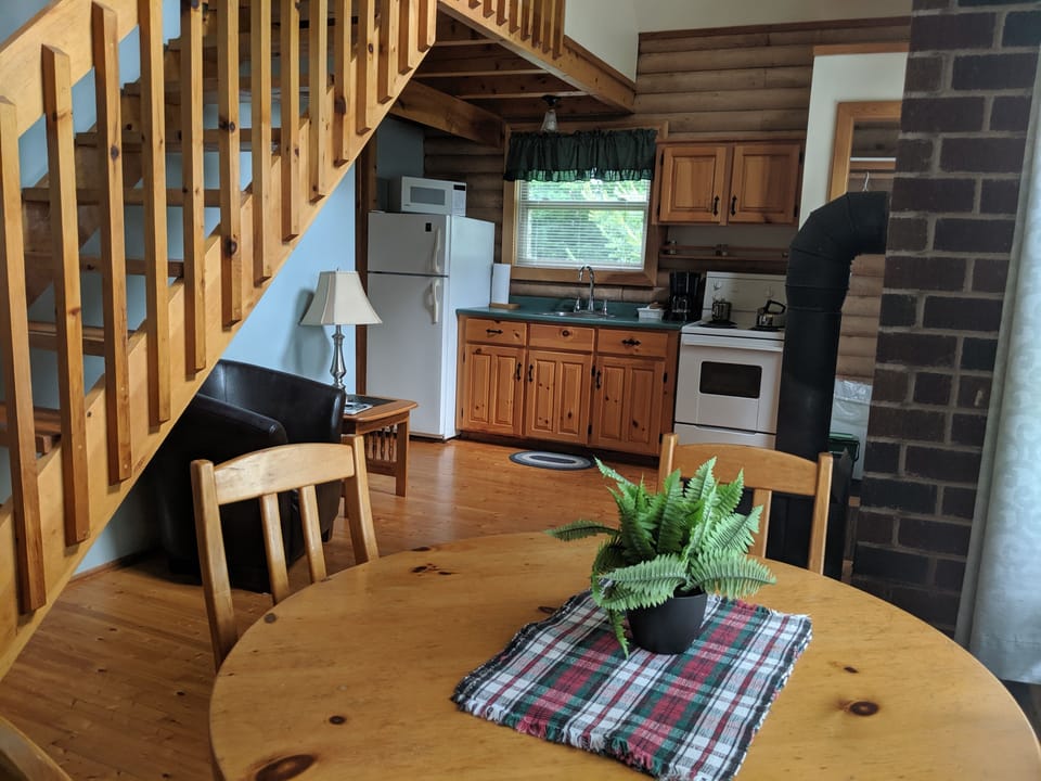 Standard Chalet, 1 Bedroom, Kitchen, Mountain View | Private kitchen | Fridge, microwave, coffee/tea maker, toaster