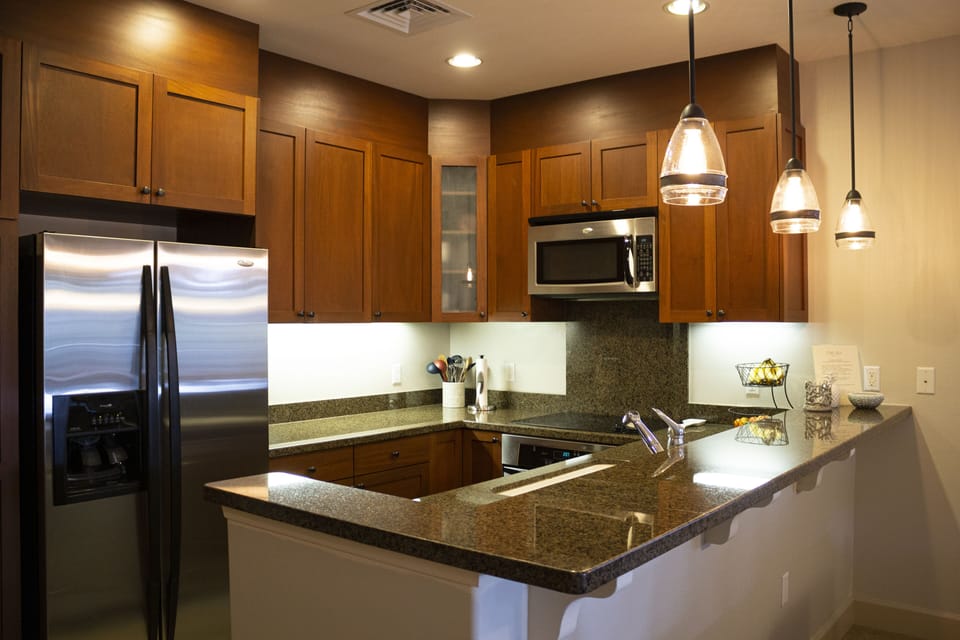 Fully stocked kitchen