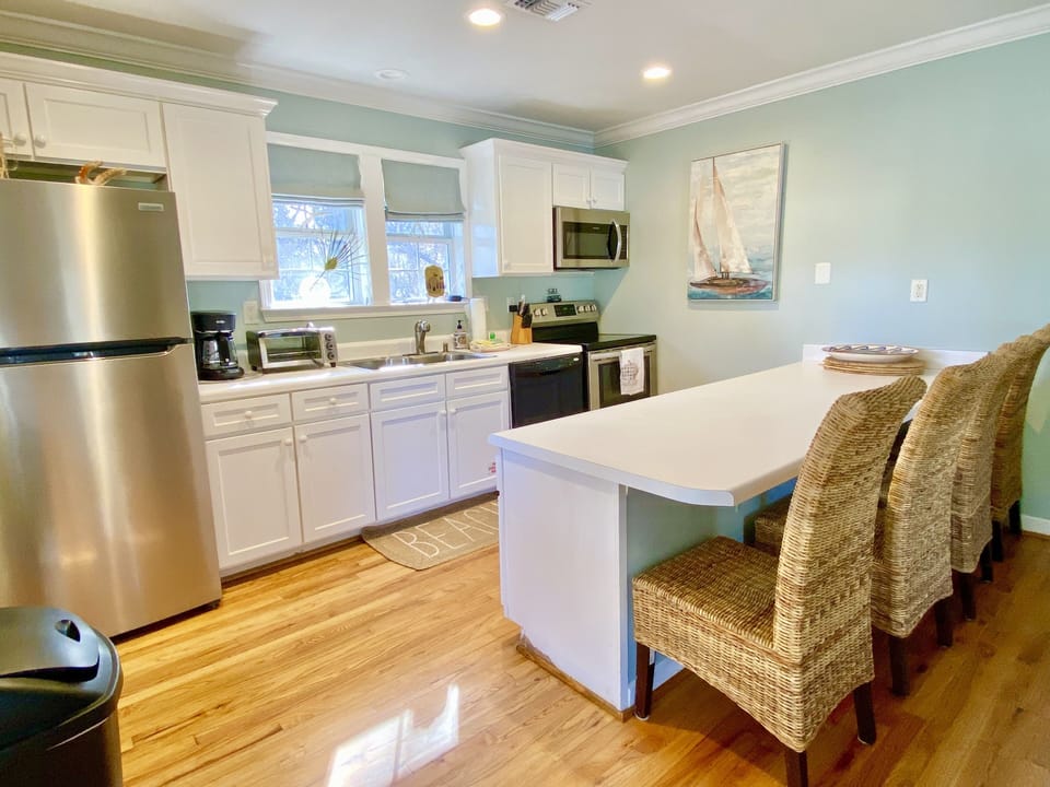 New stainless steel appliances 