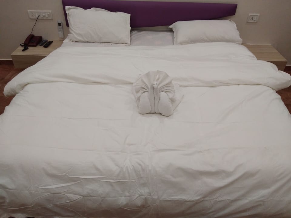Deluxe Double Room (AC) | Egyptian cotton sheets, premium bedding, down comforters