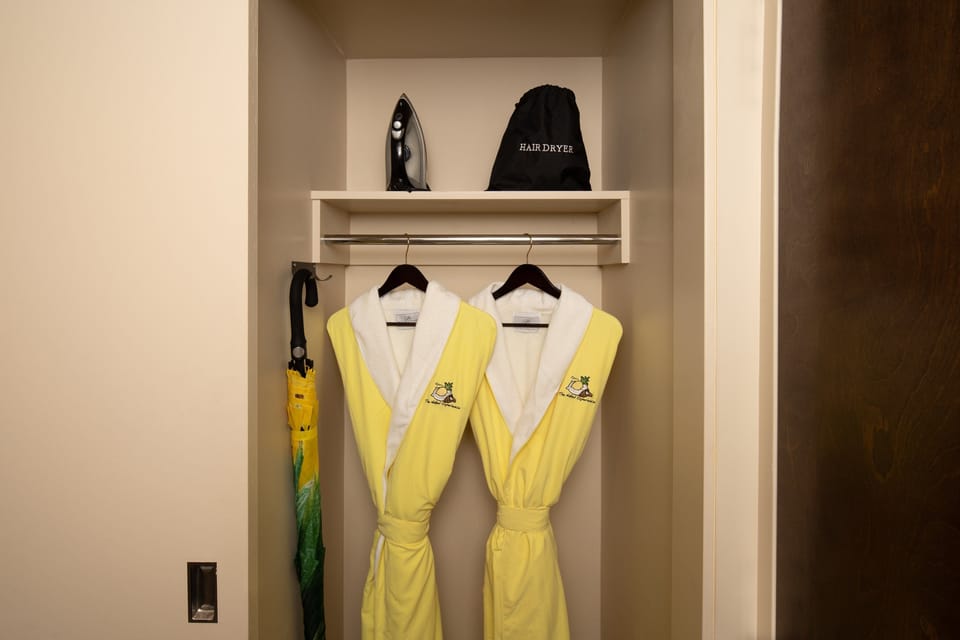 Premium bedding, down comforters, pillowtop beds, in-room safe
