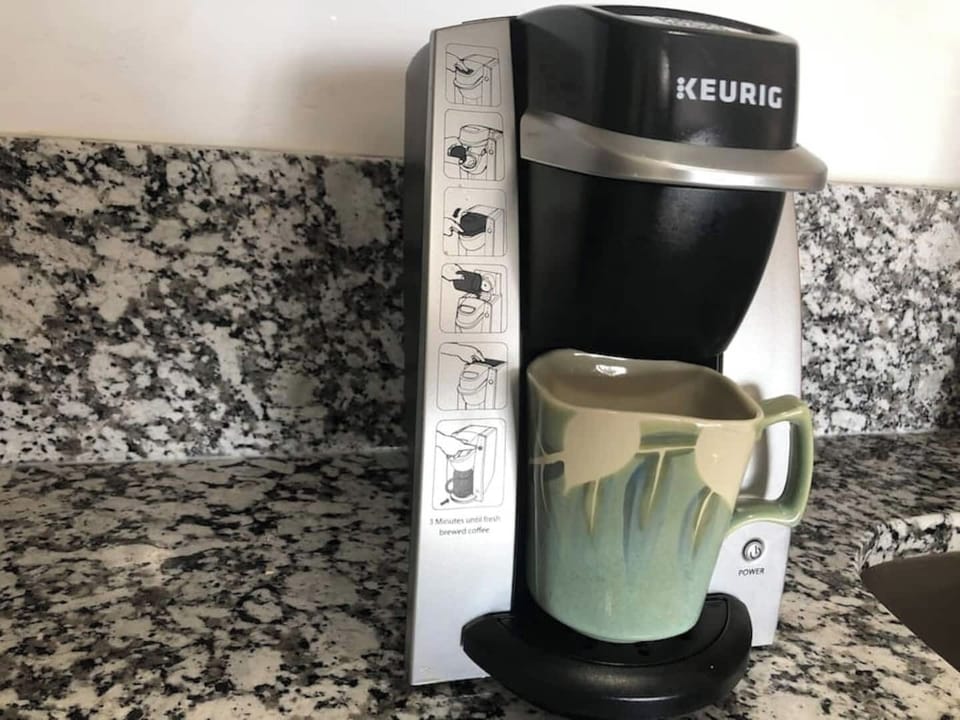We offer both traditional and Keurig coffee makers to keep the caffeinated crew happy!  