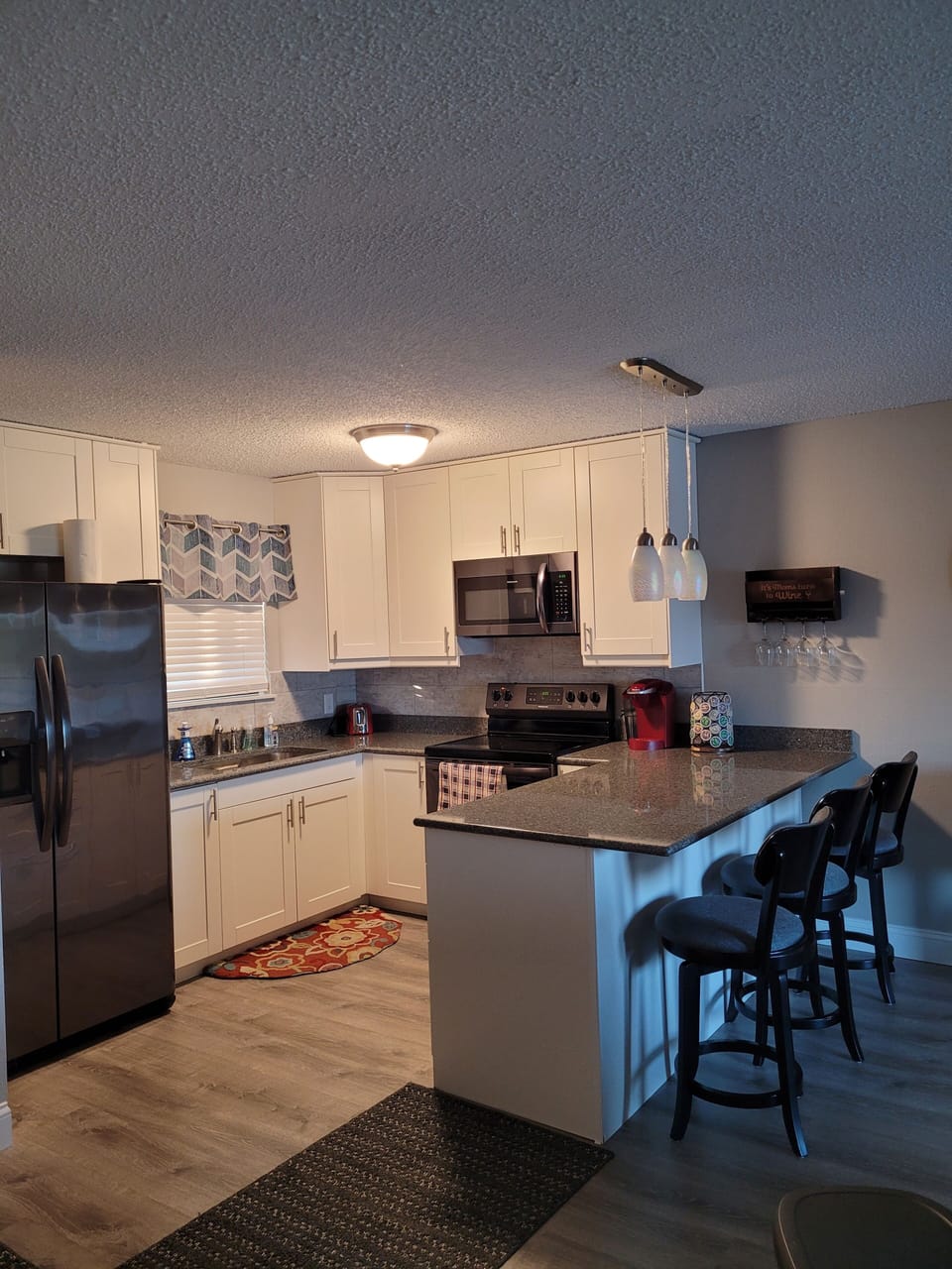 Keurig coffee machine with a variety of coffee pods!