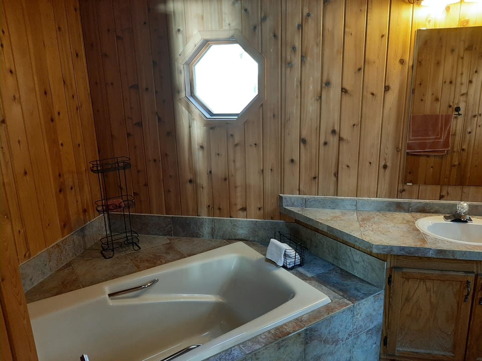 Bathroom in Master bedroom. Also has shower.