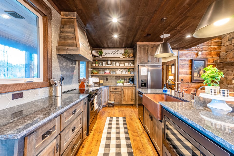 Kitchen is fully stock with all the cooking essentials.