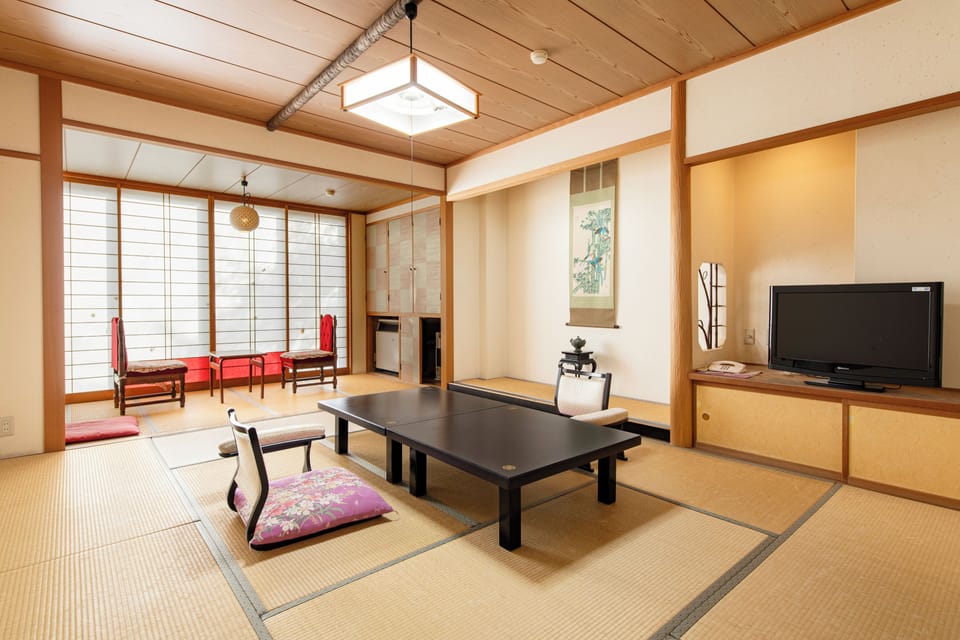 Japanese Style Room with Private Bathroom | In-room safe, free WiFi, bed sheets