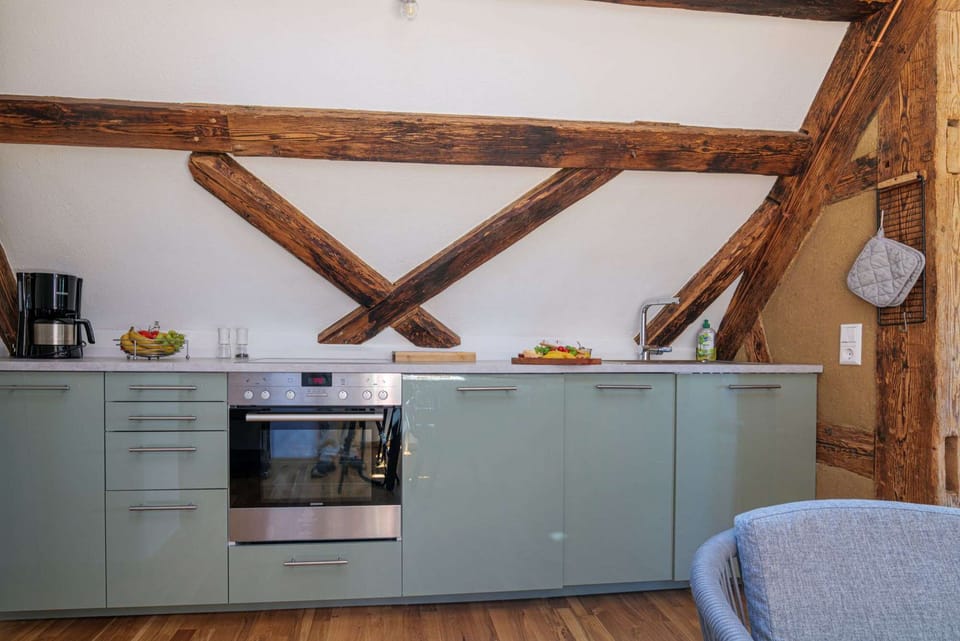 Apartment 1 in the vacation home "Zum historischen Spital" - Modern kitchen