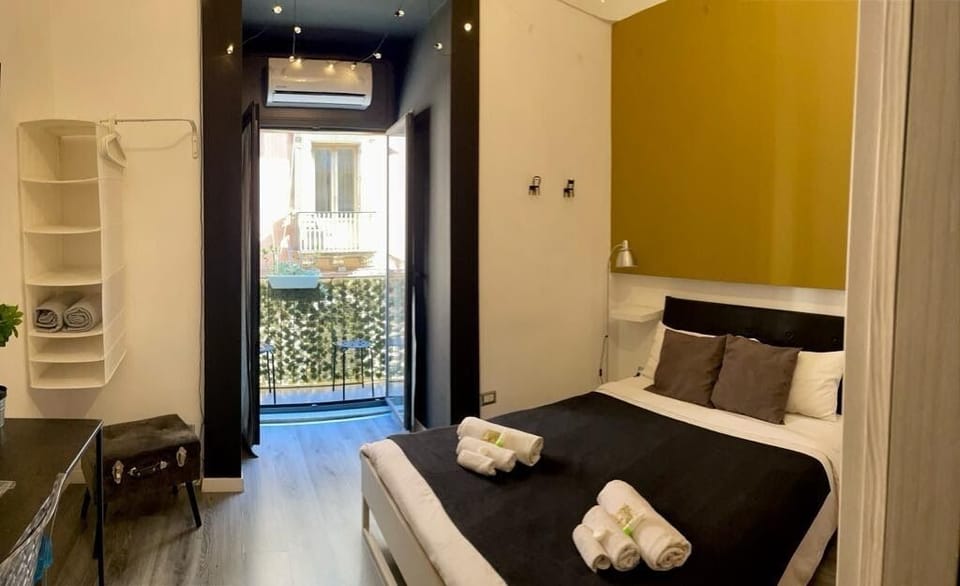 Double Room (Private External Bathroom) | Free minibar, desk, laptop workspace, blackout drapes
