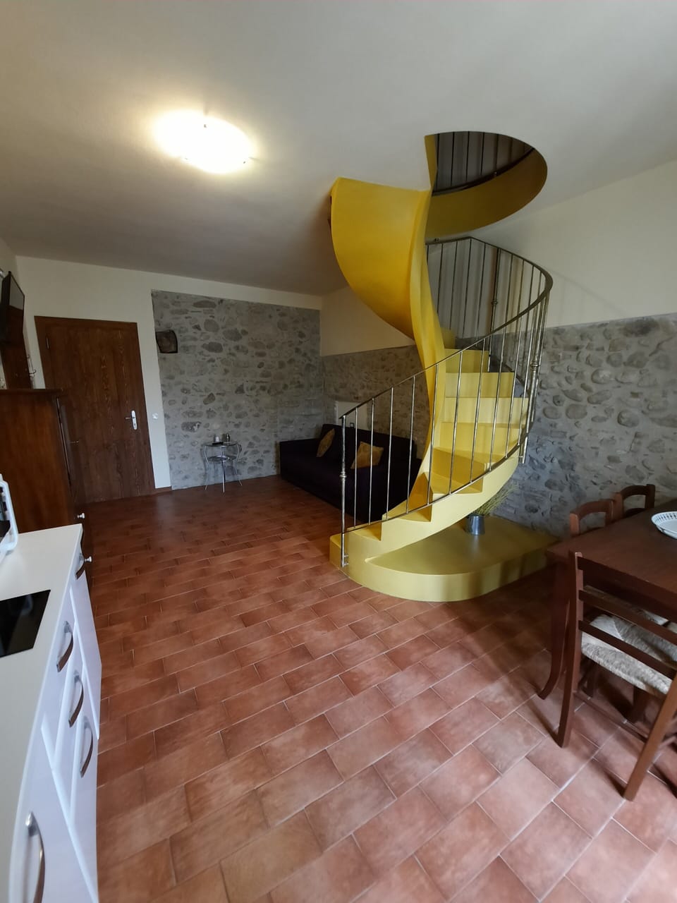 Apartment, 1 Bedroom (Diamante) | Living area | Flat-screen TV