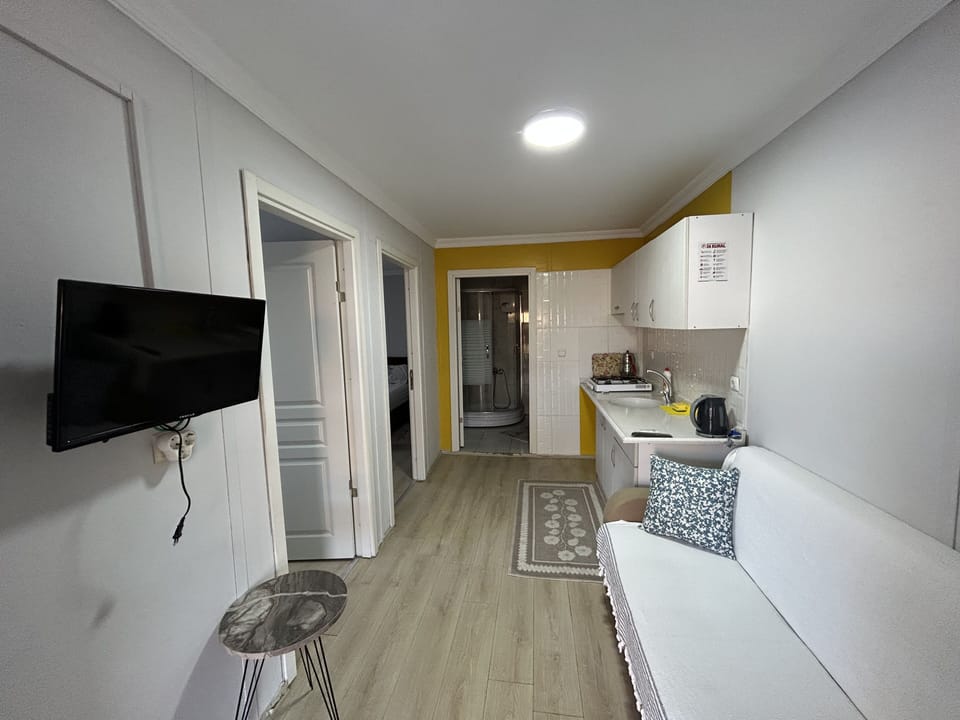 Apartment, 2 Bedrooms | Living area | LCD TV