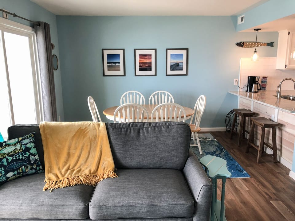 Dining area viewed from living area