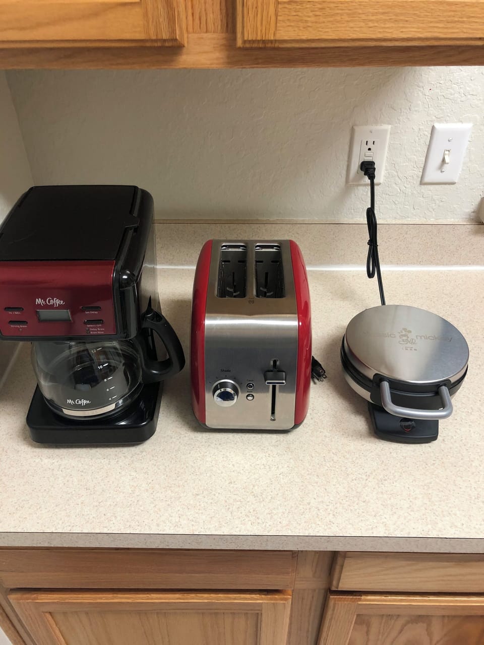 Kitchen - Coffee, toaster, and waffle iron
