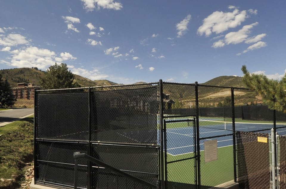 tennis courts at club