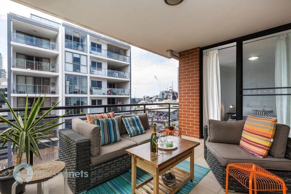 Spacious balcony