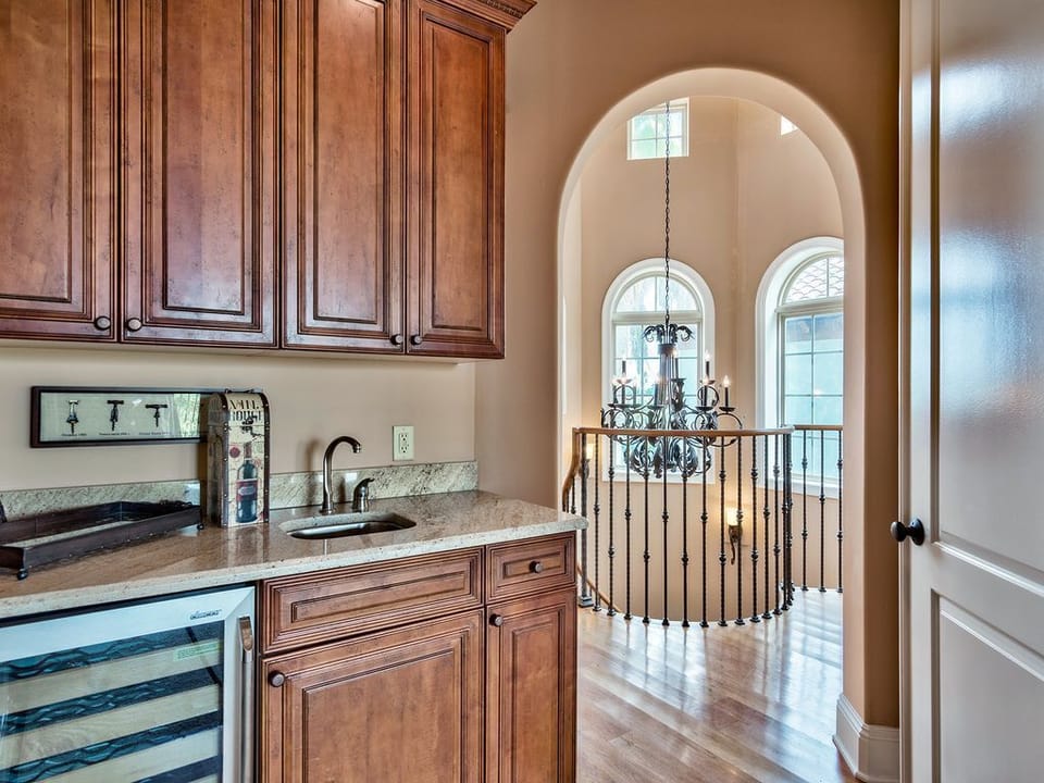 3rd Floor - Wet bar just outside the bedroom for convenient morning coffee or evening drinks