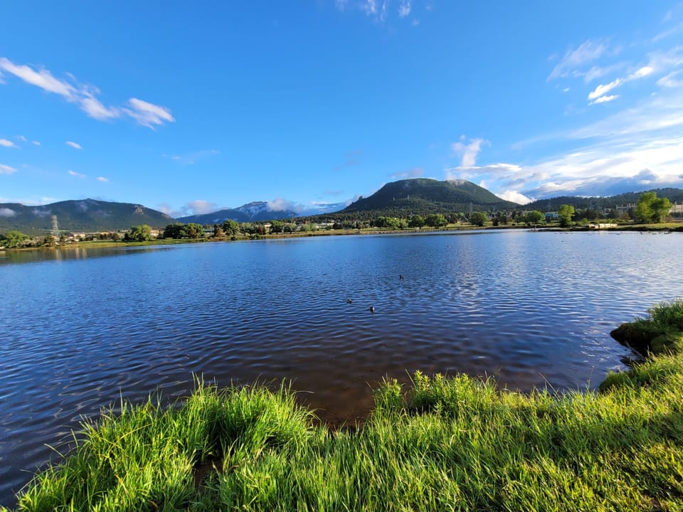 Lake Estes, only a block away!