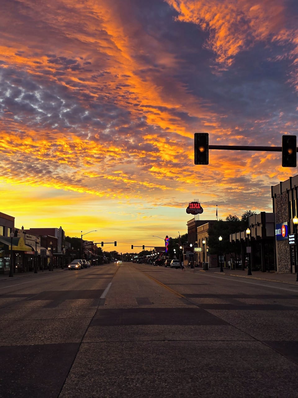 Take in some stunning sunrises and sunsets right outside the door