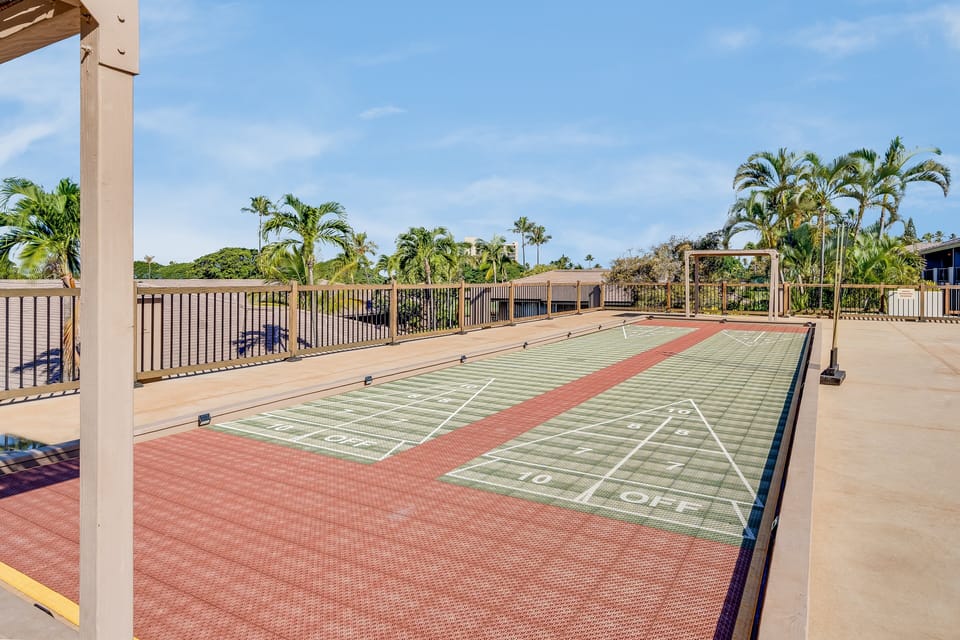 Enjoy the shuffle board game