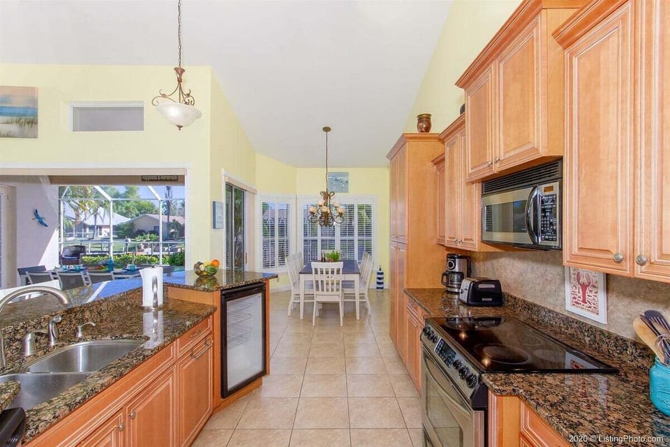 Spectacular View out to the Lanai while being in the Center of the Home