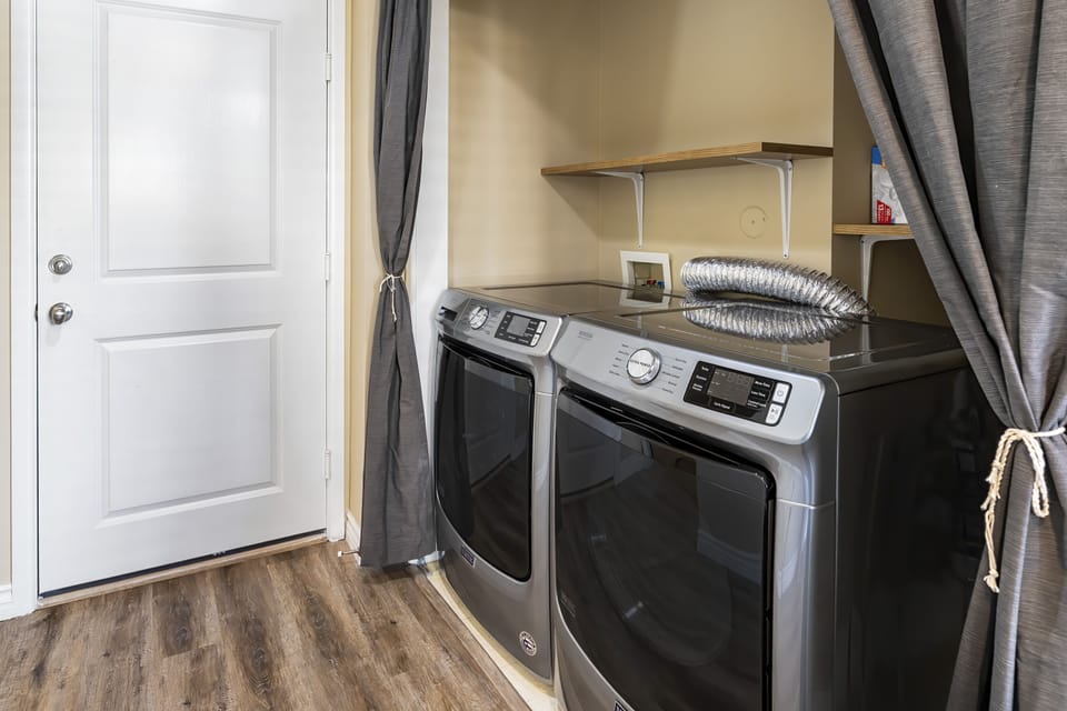 In-Unit full sized washer/dryer