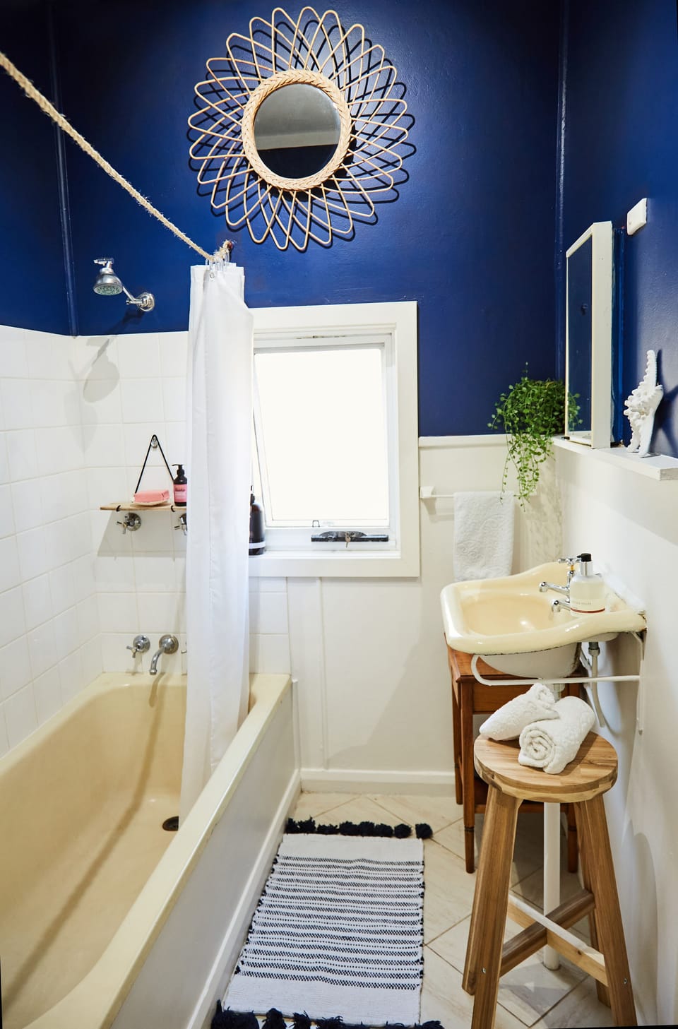 Bathroom with bath 