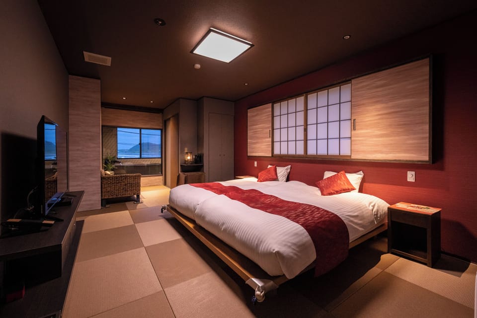Rumi 201 or Kouka 205, Japanese-Western Room with Ocean View Bath, Type A, Non smoking | WiFi (free)