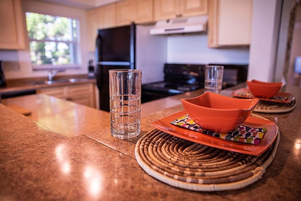 Only two of you staying? Use the bar for a more intimate meal