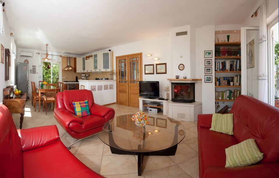 Villa, 5 Bedrooms | Living area | Flat-screen TV, DVD player